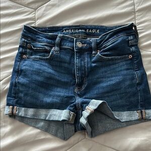 American Eagle Outfitters Women's Blue Denim Shorts